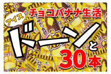 フタバ食品　アイス30本　チョコバナナ生活