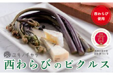 ユキノチカラ「西わらびピクルス」３本セット