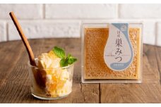 【国産】巣鴨養蜂園　純生はちみつ「あかしあ巣蜜」（コムハニー）