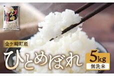 【無洗米】令和6年 5kg ひとめぼれ 一等米 | 選べる 精米 / 無洗米 ブランド米 銘柄米 お米 お弁当 おにぎり 袋 米 コメ こめ 白米 ごはん ご飯 白飯 飯 岩手県 いわて 金ケ崎町