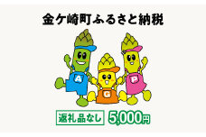 金ケ崎町 ふるさと納税 返礼品なし 【5,000円寄附】