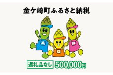金ケ崎町 ふるさと納税 返礼品なし 【500,000円寄附】