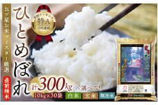 令和6年産 平泉町産 ひとめぼれ 無洗米 300kg (10kg×30袋) 〈食味ランキング「特A」13年連続受賞〉/ こめ コメ 米 お米 おこめ 白米 ご飯 ごはん ライス