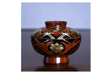 秀衡塗 煮物椀 秀衡雲紋（黒）けやき 拭き漆 / 漆器 お椀 吸い物椀 煮物椀 おわん 食器 ふた付き 漆椀 漆塗 うるしぬり 手塗り 木製 伝統工芸品 和 お正月 高級 結婚 新築祝い お祝い 贈答 贈り物 プレゼント ギフト 香典返し お返し おもてなし