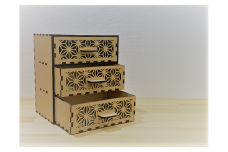 【中箪笥】～小物入れ～ 1個(本体外寸：W17.5×D12×H20cm)