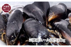 三陸産ムール貝1kg (20個前後) 初栄丸
