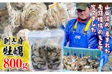明神丸かき・ほたてきちの 剥き身牡蠣400g×2パック（800g）セット  【配送日指定不可】【沖縄・離島配送不可】三陸山田 海産品 海産物 かき シーフード YD-496