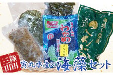 三陸山田 寅丸水産の海藻セット【配送日指定不可】 YD-509