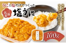 岩手県 菅原商店 うにと塩だけで作る 塩うに 100g  YD-578