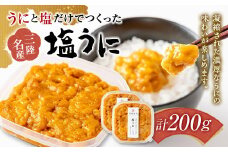 岩手県 菅原商店 うにと塩だけで作る 塩うに 100g 2個セット  YD-579