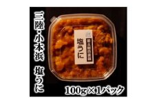 三陸小本浜産塩ウニ100g【1427512】
