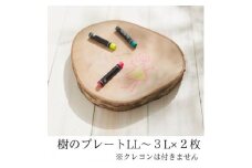 岩泉の森の樹のプレートLL～3Lサイズ2枚set【1426747】