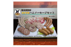 黒豚ハムソーセージセット＜龍泉洞黒豚100%使用＞食品添加物不使用　7種類【1615737】