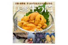 断崖と荒波で育つ岩手・北三陸たのはた　瓶生うに(160g入り2本)【1308104】