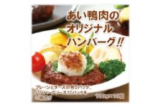 田野畑村産鴨ハンバーグセット(ソース付)　100g×10個【1507309】
