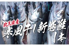 北三陸産 寒風干し新巻鮭 1本 数量限定 海鮮 魚介 魚介類 魚 鮭 サケ さけ しゃけ サーモン 味付き 