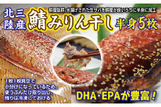 岩手県北三陸産 さばみりん干し 半身5枚（真空パック入り）サバ 鯖 切身 フィレ 魚 海鮮 焼き魚 おかず 小分け