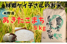 【令和6年産】大野産あきたこまち5㎏