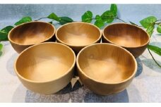 大野木工中椀（クリア）５個セット