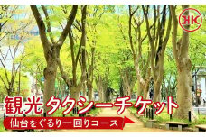 観光タクシー 仙台をぐるり一回りコース　【チケット 券 人気 おすすめ 】