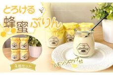 とろける蜂蜜ぷりん 4個セット　【 デザート 食後 おやつ 洋菓子 スイーツ 蔵王地養卵使用 こだわり卵 優しい甘み コク 滑らか 生菓子 食べ物 食品 手土産 お土産 】