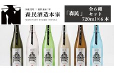 森民酒造本家「森民」全6種セット　【 日本酒 飲み比べ 飲み比べセット 父の日 プレゼント 父の日ギフト 純米大吟醸 純米吟醸 純米酒 辛口 にごり酒 超辛口 原酒 吟醸酒 】
