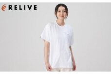 【数量限定】リライブシャツプレミアム/コットン/ロゴ有/ホワイト（Lサイズ）【ファッション 服 Tシャツ カットソー 衣料 トップス 人気 女 男 スポーツ ゴルフ ウェア アウトドア 仙台市 リラックス カジュアル シンプル トレンド 春 夏 秋 冬 メンズ レディース ユニセックス】