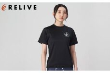 リライブスポーツ/半袖/ブラック（LLサイズ）【ファッション 服 Tシャツ カットソー 衣料 トップス 人気 女 男 スポーツ ゴルフ ウェア アウトドア 仙台市 リラックス カジュアル シンプル トレンド 春 夏 秋 冬 メンズ レディース ユニセックス】