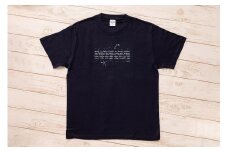 仙台・宮城の観光Tシャツ　「仙台弁の天の川」Tシャツ　Mサイズ　［S-03］