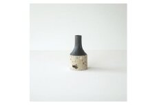 センダイフォルム フラワーベース 花瓶 ブラック【花瓶 花器 フラワーベース 植物 プラント フラワー 日用品 雑貨 観葉植物 インテリア デザイン モダン シンプル 北欧 ギフト プレゼント 季節 フラワーアレンジメント デコレーション ナチュラル ハンドメイド 伝統工芸 仙台 日本製】