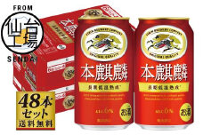 【仙台工場産】キリン 本麒麟350ml×24缶×2ケース（48本セット）【仙台 お酒 ビール 人気 ギフト 麦 洋酒 地元産 地元ビール 日本産 酒類 飲み比べセット プレミアムビール 酒好き パーティー用】