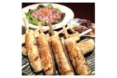 牛タンチーズつくね串、おつまみ蒸し牛タンセット