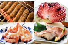 海の幸 4種セット 冷凍 牛タン入つくね 牛タン つくね タコ ボイルたこ 水タコ 蛸 えび 海老 エビ ボイルえび 赤魚粕漬け 赤魚 漬け魚 魚 魚介 海鮮 切身 BBQ バーベキュー お取り寄せ グルメ ヤマサコウショウ 宮城県 石巻市