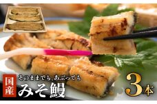 鰻 鰻割烹のみそ鰻 3本入 冷蔵 土用丑の日 国産 うなぎ ウナギ 白焼き 蒲焼き かば焼き ひつまぶし うな重 仙台味噌 味噌漬け特集 みそ漬 ミソ漬 高砂長寿味噌 西京漬 グルメ 早起き せっかく宮城県 石巻市 お取り寄せ 八幡家 父の日 ギフト 贈答用 送料無料 ふるさと納税