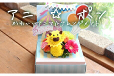 アニ☆ポン＜ライオン＞  花 生花 花束 動物 ライオン 可愛い ギフト プレゼント