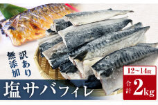 ＜ 訳あり ＞ 無添加  塩サバフィレ  2kg  魚 塩さば 冷凍 不揃い 規格外 焼き魚 焼魚 煮魚 魚 切身 切り身 青魚 鯖 切身 さば サバ フィレ 宮城県 石巻市 
