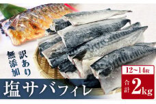 ＜ 訳あり ＞ 無添加  塩サバ フィレ  2kg サバフィレ 魚 塩さば 冷凍 不揃い 規格外 焼き魚 焼魚 煮魚 魚 切身 切り身 青魚 鯖 切身 さば サバ フィレ 宮城県 石巻市 