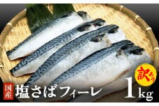 さば ＜訳あり＞ 塩サバフィーレ 1kg（10枚前後） 冷凍 サバ 魚 切身 フィレ 鯖 わけあり 不揃い 急速冷凍 新鮮 魚 青魚 鯖フィレ サバフィレ サバフィーレ 塩鯖 saba 国産 切り身 焼き魚 焼魚 宮城県 石巻市 石巻応援