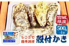 レンジで簡単調理 殻付きかき 500g 1P 冷凍 宮城県産 殻付き 簡単調理 BBQ 牡蠣 カキ 加熱用 蒸し牡蠣 焼き牡蠣 三陸 海鮮 魚介 海鮮物 BBQ バーベキュー キャンプ お取り寄せ レンチン 時短調理 宮城県 石巻市