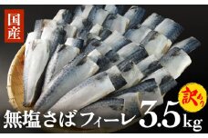 さば 訳あり 無塩サバフィレ 3.5kg （30枚前後） 冷凍 鯖 無塩 フィレ さばフィレ saba サバ 訳アリ 切り身 海鮮 惣菜 小分け バラ冷凍 不揃い 魚 お魚 焼き魚 煮魚 おかず お弁当 美味しい 簡単調理 石巻応援