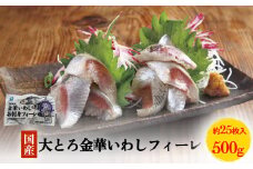 大とろ金華いわしフィーレ 500g 金華いわし 鰯 いわし イワシ フィレ 切身 魚 魚介 海鮮 魚介類 急速冷凍