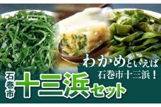 石巻市十三浜セット 石巻 宮城 ワカメ わかめ 塩蔵わかめ 塩蔵茎わかめ 塩蔵昆布 きざみ昆布 餃子 ぎょうざ ラー油漬け セット 海藻 海産物 おかず おつまみ 食べ比べ 詰め合せ 人気 お取り寄せ 熨斗対応可 贈り物 宮城県 石巻市