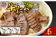 塩・みそ・ねぎ塩 牛たん3種セット（各2パック × 3種）　 4821395