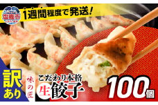   訳あり 餃子 冷凍 本格 生餃子 100個 ( 20人前 ) 防腐剤 無添加 規格外 不揃い 大容量 急速冷凍 国産 豚肉 国産野菜 田子町ニンニク ｜ 味の匠 こだわり本格 簡易包装 宮城県 塩竈市 ぎょうざ ギョウザ お手軽 おかず 晩ごはん 惣菜 お取り寄せ 訳あり商品 ランキング r7-th00001