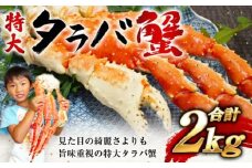 タラバガニ  特大  ボイル  脚  冷凍 2kg (4~6人前) カニ かに 蟹 たらばがに たらば蟹 タラバ蟹 たらば タラバ ボイル 宮城県 塩竈市 塩釜 海の幸なのにYAMATO 宮城県 塩竈市 塩釜 海の幸 YAMATO 5116817-2