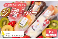 オリジナルジェラートバー　６本セット【Gelateria Fruits Laboratory】 gf00007