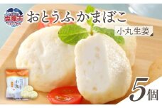 おとうふかまぼこ 小丸生姜 5個入り ｜ かまぼこ カマボコ 豆腐 とうふ 生姜 ショウガ しょうが 蒲鉾 揚げ蒲鉾 豆腐蒲鉾 練り物 加工品 海産物 笹かま 笹かまぼこ 農林水産大臣賞 おつまみ 宮城県 塩竈市 塩釜市 直江商店｜ns00007