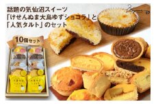 ゆずショコラ & 人気タルト 10個 セット [コヤマ菓子店 宮城県 気仙沼市 20565135] 菓子 焼き菓子 ゆず 柚子 タルト 個包装 詰め合わせ