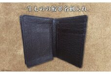 サメ革 名刺入れ [シャークス 宮城県 気仙沼市 20563913] メンズ ビジネス 丈夫 長持 鮫 さめ