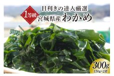 1等級 塩蔵 肉厚 わかめ 150g×2 [阿部長商店 宮城県 気仙沼市 20564062] ワカメ 若芽 三陸 刺身 サラダ 味噌汁 シャキシャキ